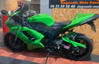 KAWASAKI ZX6R 2008, Saint-Étienne, Diagnostic Moto Casse