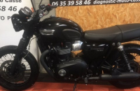 TRIUMPH BONNEVILLE T100 BLACK 2017 7404 KM, Saint-Étienne, Diagnostic Moto Casse